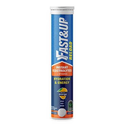 Fast & Up Reload Instant Electrolytes Effervescent Tablet - Mango 20's - Multi-Vitamins
