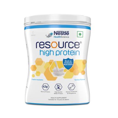 Nestle Resource High Protein Powder - Chocolate Flavour 200 gm (Refill Pack) - Protein Drink