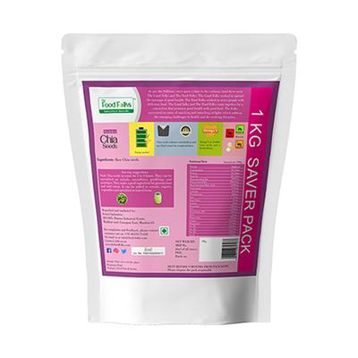 The Food Folks Roasted Chia Seeds 1 kg - Nutritional Bars