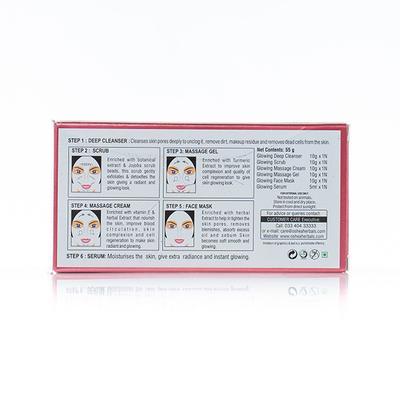 Oshea Herbals Glowing Facial Kit 55 gm - Face Packs