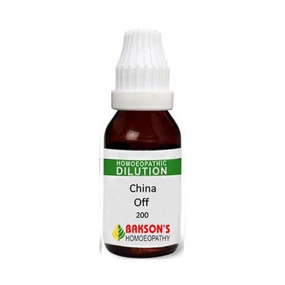 Bakson's China Off 200 CH Liquid 30 ml - Dilutions