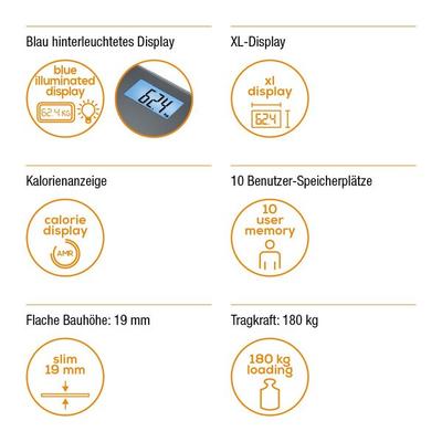 Beurer Diagnostic Weighing Scale (BF 180) - Health Monitors And Equipment