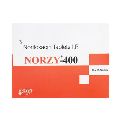 NORZY 400mg Tablet 10's - Bacterial Infections-Qui