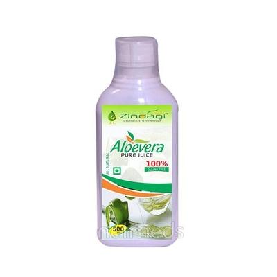 Zindagi Aloevera Juice 500 ml - Ayurvedic Juices
