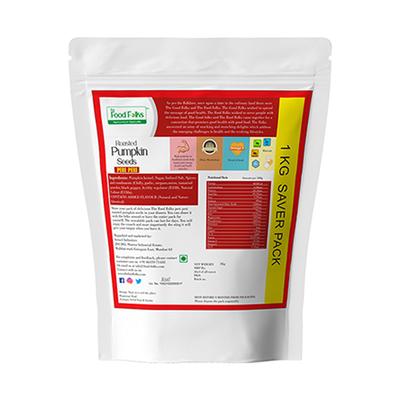 The Food Folks Roasted Pumpkin Seeds - Peri Peri 1 kg - Nutritional Bars