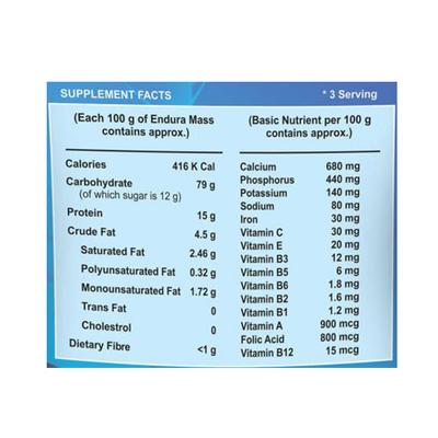 Endura Mass Weight Gain Powder - Vanilla 1 kg - Weight Gain