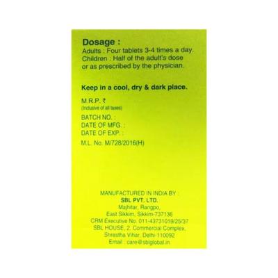 SBL Kali Phosphoricum 6X Tablet 450 gm - Triturations (Homeo Tablets)