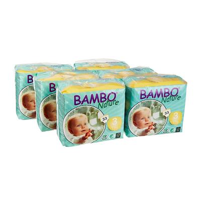Bambo Nature Baby Diapers - Midi 198's - Diapers & Wipes