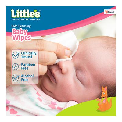 Littles Soft Cleansing Baby Wipes 30's - Diapers & Wipes