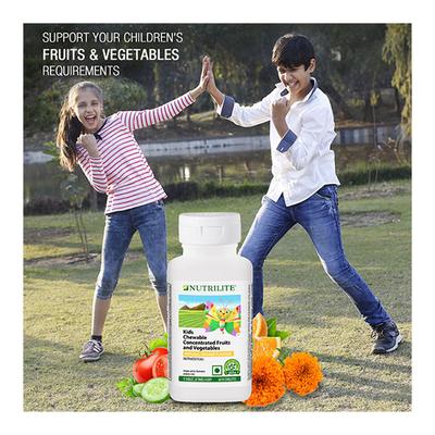 NUTRILITE KIDS CHEWABLE CONCENTRATED FRUITS AND VEGETABLES TABLET 60'S - Calcium And Minerals
