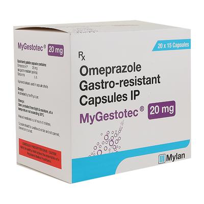 MYGESTOTEC 20 Capsule 15's - Ulcer/Reflux/Flatulence-Aaa