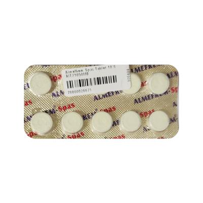 Almefkem Spas Tablet 10'S - Muscle Spasm-Ant