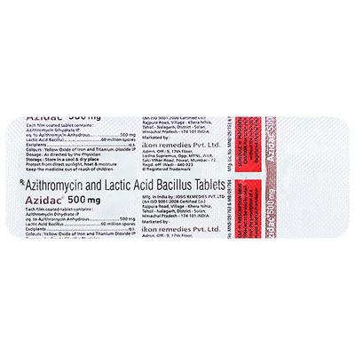 AZIDAC 500mg Injection 1's - Bacterial Infections-Mac