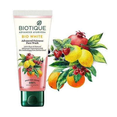 Biotique Bio White Advanced Fairness Face Wash 100 ml - Face Wash & Cleansers