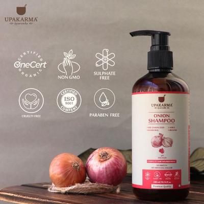 Upakarma Ayurveda Onion Shampoo 300 ml - Personal Care (Ayush)