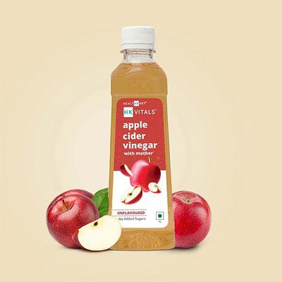 Healthkart HK Vitals Apple Cider Vinegar With Mother - Unflavoured 1 litre - Apple Cider Vinegar - Acv