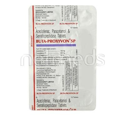 Buta Proxyvon SP Tablet 10'S - Pain relief-Nsa