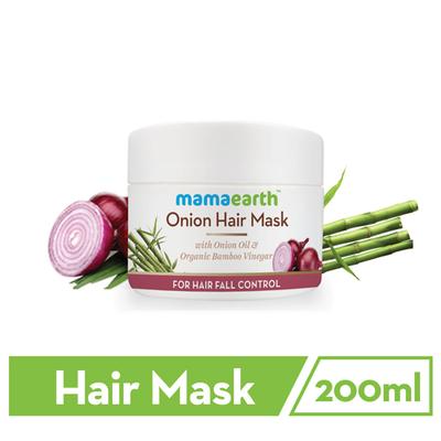 Mamaearth Hair Mask - Onion 200 gm - Hair Masks & Packs