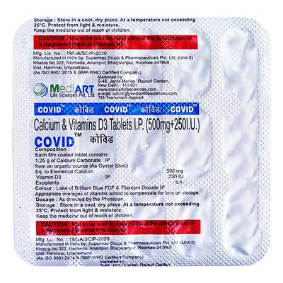 COVID Tablet 15's - Supplements-Cal