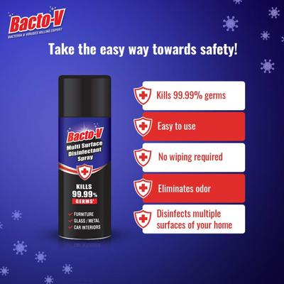 Bacto-V Multi Surface Disinfectant Spray 250 ml - Others