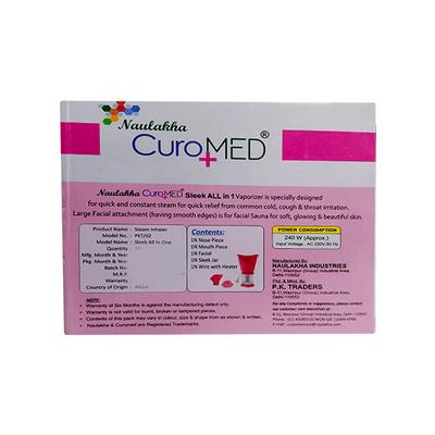 Naulakha CuroMed+ Sleek All in One Vaporizer (PKT/02) - Respiratory Care Devices