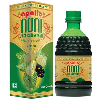 Apollo Noni Juice Concentrate - Aloevera 450 ml - Ayurvedic Juices