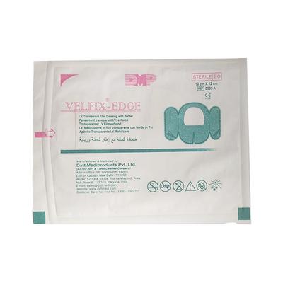 Velfix Edge I.V. Transparent Film Dressing With Border (5505A) (10 cm x 12 cm) 1's - Tapes & Films