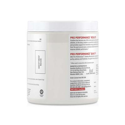 GNC Pro Performance Creatine Monohydrate 3000 mg Powder - Unflavored 250 gm - Workout Essentials