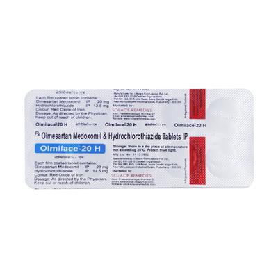 OLMILACE H 20 Tablet 10's - Hypertension-Ang