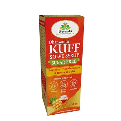 Dhanwantri Kuff Solve Suger Free Syrup 100 ml - Speciality Medicines