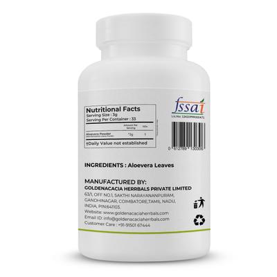 Goldenacacia Herrbals Aloevera Powder 100 gm - Pure Herbs