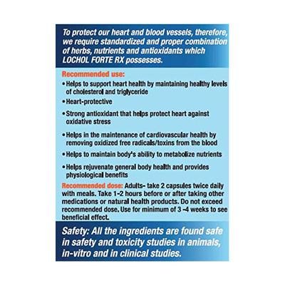 Nutrav Lochol Forte RX 120's - General Health