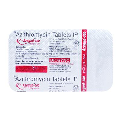 AZEGUD 500 Tablet 3's - Bacterial Infections-Mac