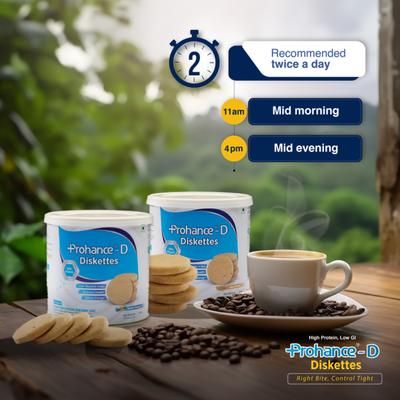 Prohance D Diskettes - Jeera Flavour 250 gm - Diabetes (Fitness)