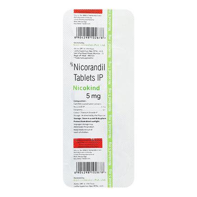 NICOKIND 5mg Tablet 10's - Angina