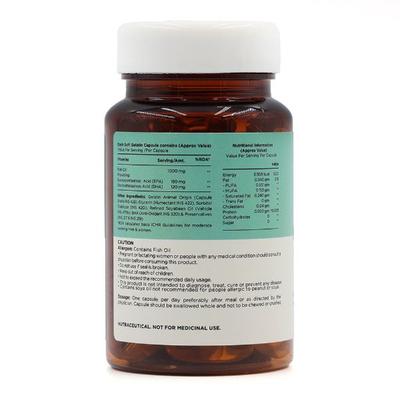 Supermeds Fish Oil Tablet 60's (N) - Omega Fish Oil Fatty Acids