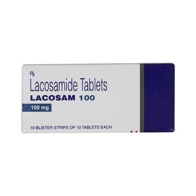 Lacosam 100mg Tablet 10'S - Epilepsy/Convulsion-Ant