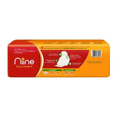 Niine Sanitary Pads Regular (Pack of 4 x 6's) - Sanitary Napkins