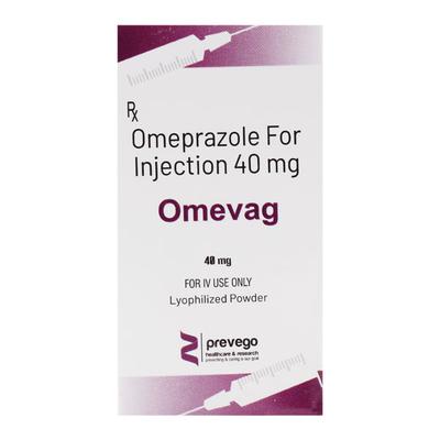 OMEVAG 40 Injection 1's - Ulcer/Reflux/Flatulence-Aaa
