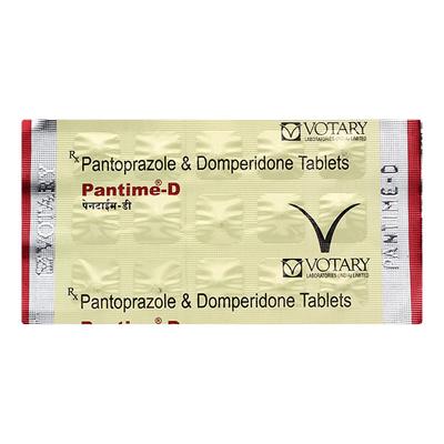 PANTIME D Tablet 15's - Ulcer/Reflux/Flatulence-Aaa