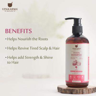 Upakarma Ayurveda Onion Shampoo 300 ml - Personal Care (Ayush)