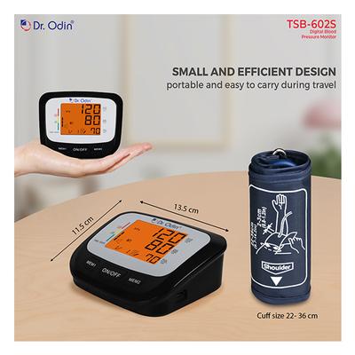Dr. Odin Digital Blood Pressure Monitor - Black (TSB-602S) - Blood Pressure Monitors