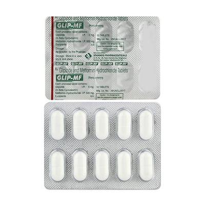 Glip MF Tablet 10'S - Diabetes-Ant