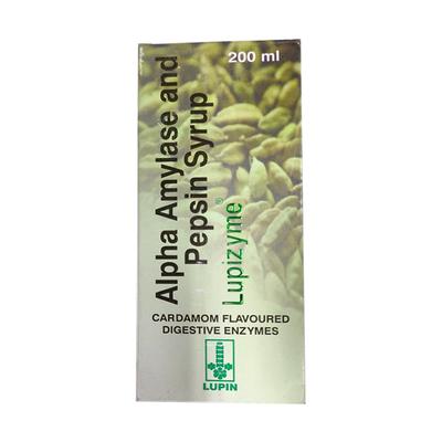 Lupizyme Cardamom Flavoured Digestive Enzymes Syrup 200ml - Digestion-Dig