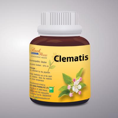 Bio-India's Bach Flower - Clematis 100 ml - Bach Flower