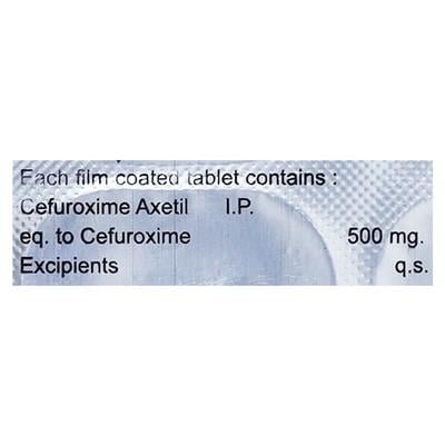 CEFTAZ 500 Tablet 10's - Bacterial Infections-Cep