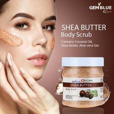 Gemblue Biocare Face Scrub - Shea Butter Body 500 ml - Face Scrubs
