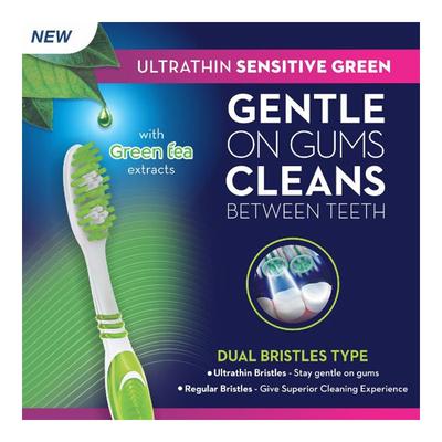 Oral B Ultrathin Green Extra Soft Toothbrush - Sensitive - Toothbrushes