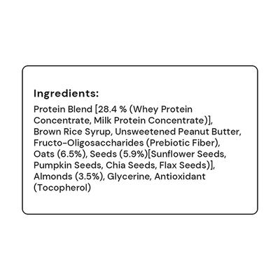 F'iT Complete Nutrition Bar - Nuts n Seeds (Pack of 12 x 50 gm) - Nutritional Bars