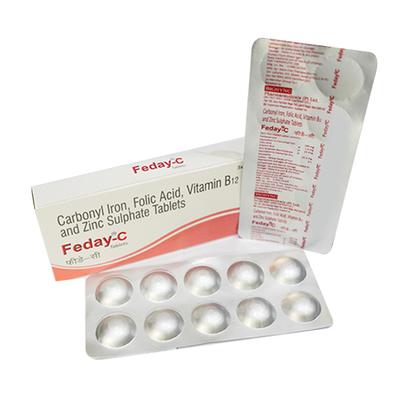 FEDAY C Tablet 10's - Iron Supplement/Anaemia-Vma